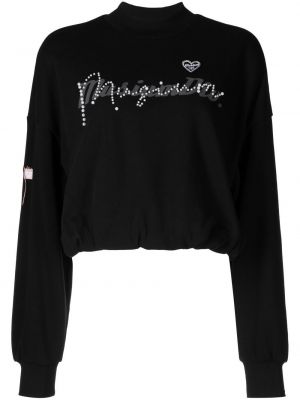 Sweatshirt mit print Musium Div. schwarz