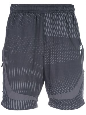 Pantalones cortos deportivos con estampado Palace gris