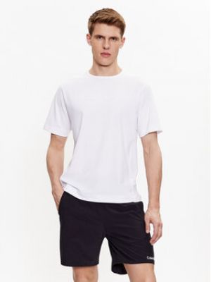 Priliehavé tričko Calvin Klein Performance biela