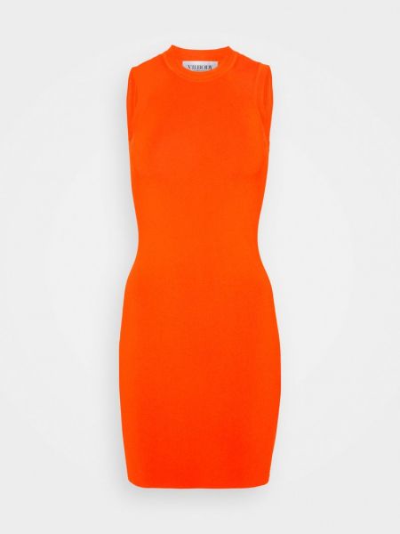 Pomarańczowa sukienka wieczorowa Victoria Beckham