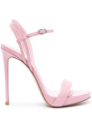 Kožne sandale Le Silla ružičasta