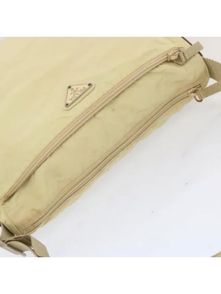 Bolsa de hombro retro Prada Vintage beige