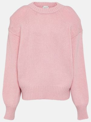 Sweter z kaszmiru Magda Butrym różowy