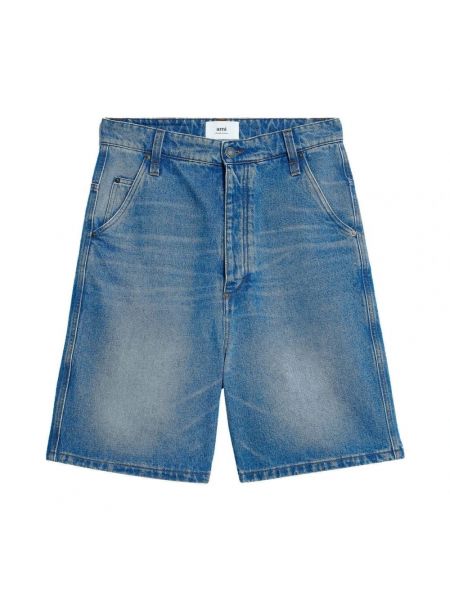 Jeans shorts Ami Paris blau