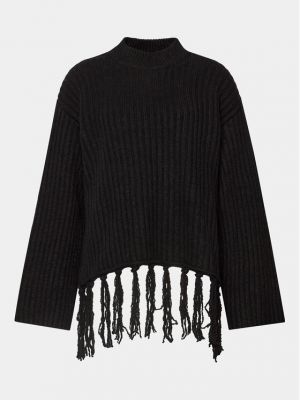 Oversize пуловер Edited черно