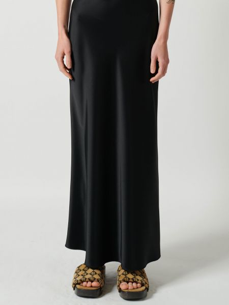 Длинная юбка Nanushka черная