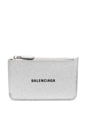 Usnjena denarnica s potiskom Balenciaga
