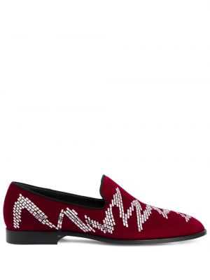 Pantofi loafer Giuseppe Zanotti roșu