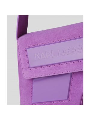 Bolso clutch Karl Lagerfeld violeta