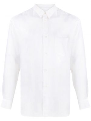 Sateng skjorte med lommer Comme Des Garcons Shirt hvit