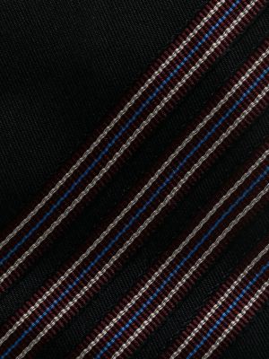 Hedvábná kravata Lanvin černá