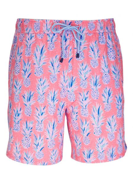 Painettu shortsit Peter Millar pinkki