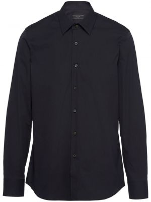 Chemise avec manches longues Prada noir