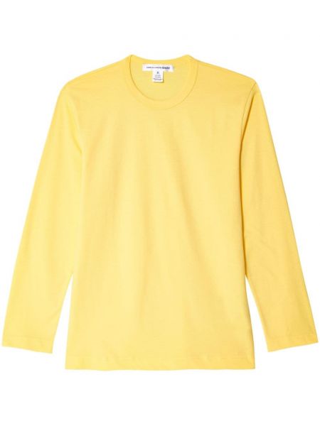 Painettu t-paita Comme Des Garcons Shirt keltainen