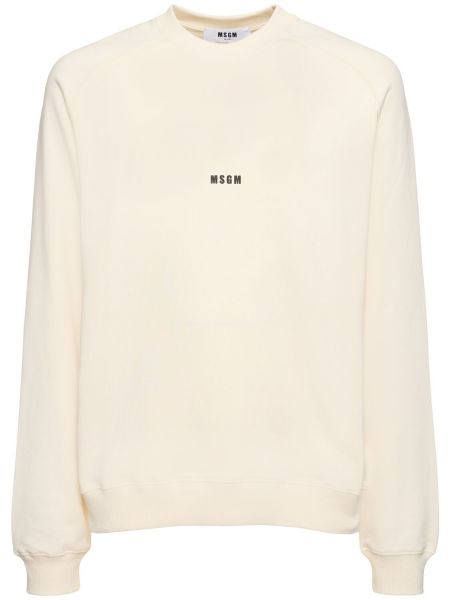 Sweatshirt Msgm vit