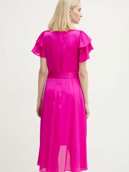 Платье миди Dkny розовое
