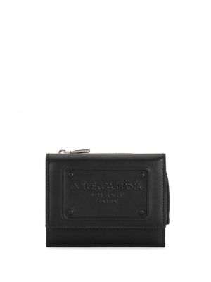 Portofel din piele Dolce & Gabbana negru