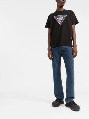 T-shirt en coton Versace Jeans Couture noir