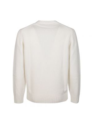 Jersey de tela jersey de cuello redondo Kangra blanco
