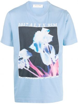 T-shirt con stampa 1017 Alyx 9sm blu