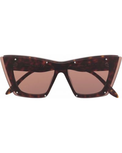 Trykt briller Alexander Mcqueen Eyewear brun