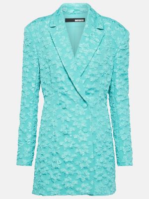Mini robe en jacquard Rotate Birger Christensen bleu
