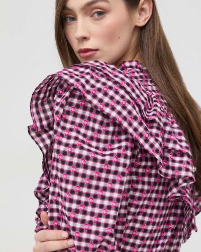 Bluzka bawełniana Custommade różowa
