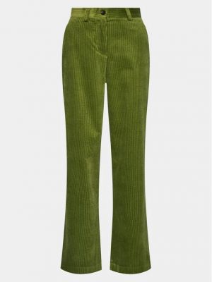 Kalhoty relaxed fit Sisley zelené
