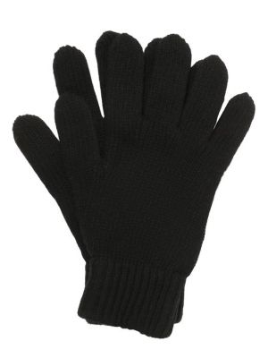 Кашемировые шерстяные перчатки Prada черные