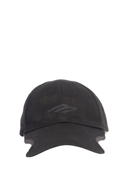 Casquette en coton Balenciaga noir