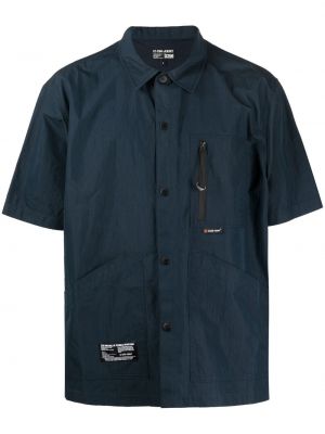 Риза с цип с джобове Izzue синьо