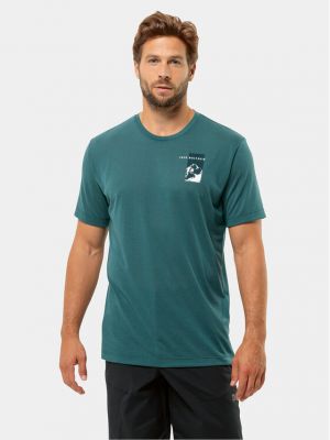 T-shirt Jack Wolfskin verde