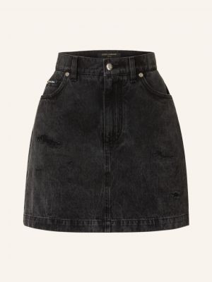 Spódnica jeansowa Dolce And Gabbana czarna