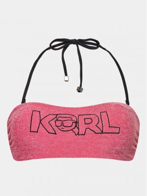 Bikini Karl Lagerfeld różowy