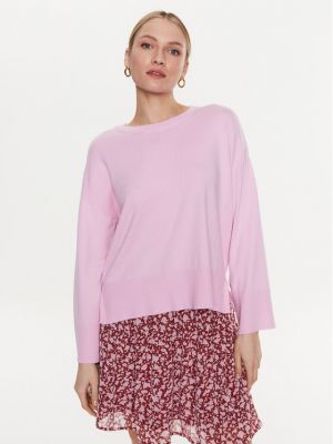 Laza szabású pulóver Moss Copenhagen rózsaszín