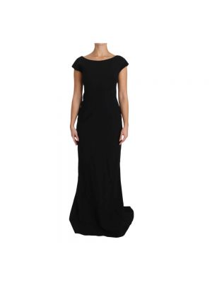 Sukienka długa Dolce And Gabbana czarna