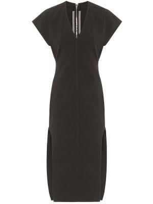 Sukienka bawełniane Rick Owens - сzarny