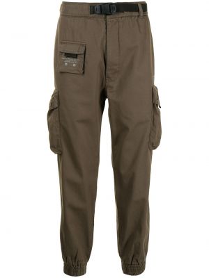 Pantalones cargo ajustados Izzue marrón