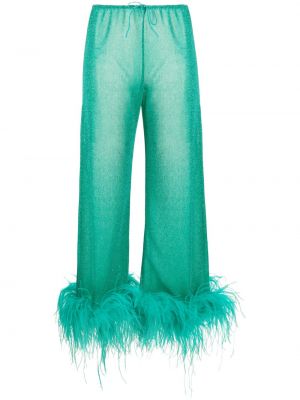 Панталон с пера Oséree зелено