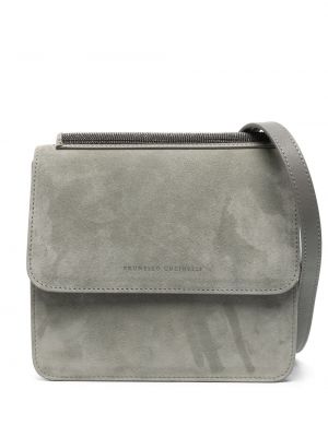 Crossbody väska Brunello Cucinelli grön