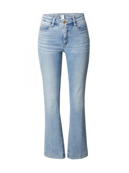 Jeans a zampa Mac blu