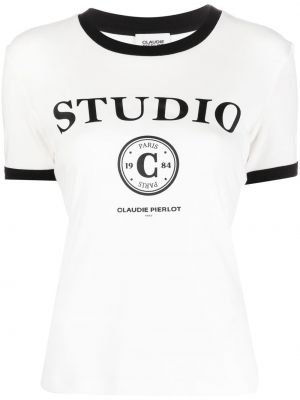 T-shirt Claudie Pierlot vit