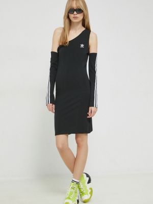 Sukienka mini dopasowana Adidas Originals czarna