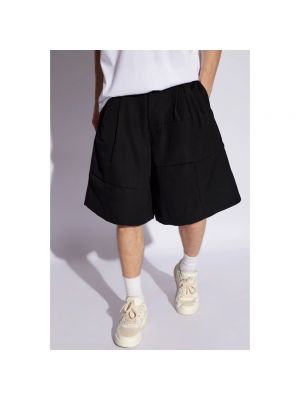Pantalones cortos de lana Comme Des Garçons negro