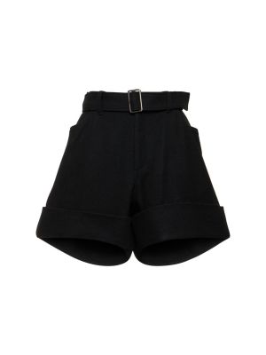 Flanelové šortky Yohji Yamamoto čierna