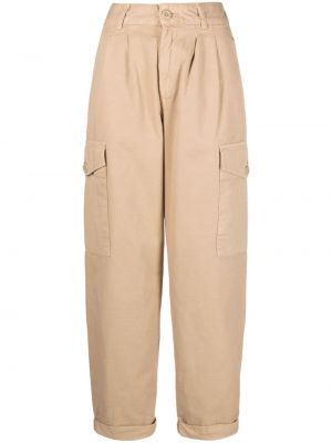 Bavlněné kalhoty Carhartt Wip béžové