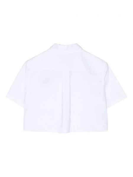 Koszula z nadrukiem Miu Miu Pre-owned biała