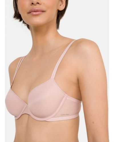 Sujetador transparente Calvin Klein Underwear rosa