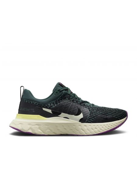 Кроссовки для бега в горошек Nike Infinity Run зеленые