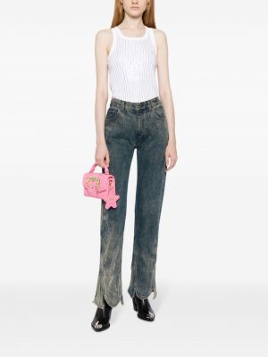 Gesteppte schultertasche mit schnalle Versace Jeans Couture